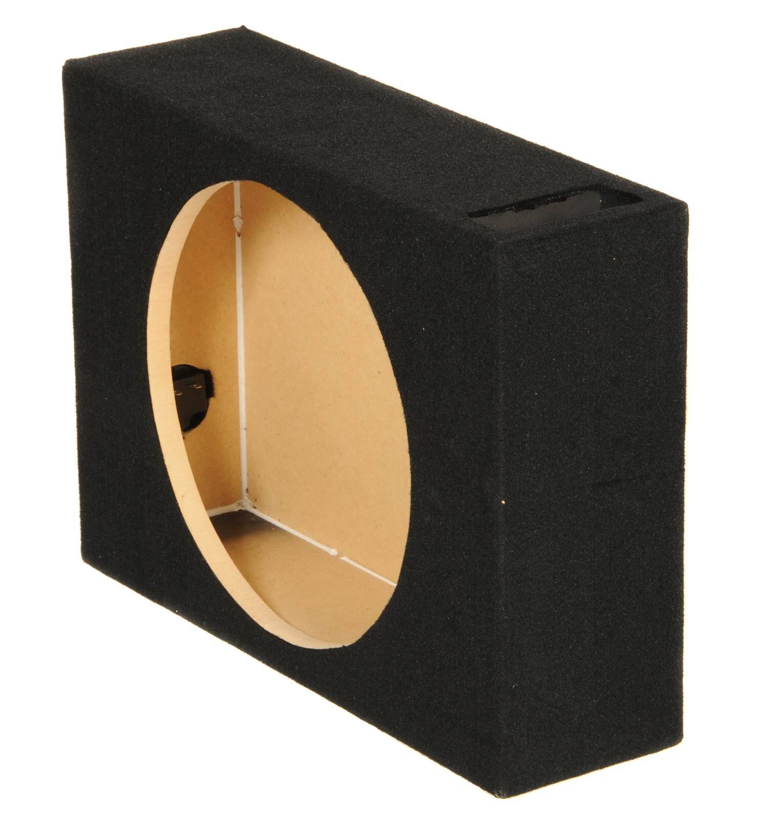 Alt View 1. QPower - QPower SHALLOW112 Single 12" Vented Shallow Subwoofer Sub Box Enclosure - Black.