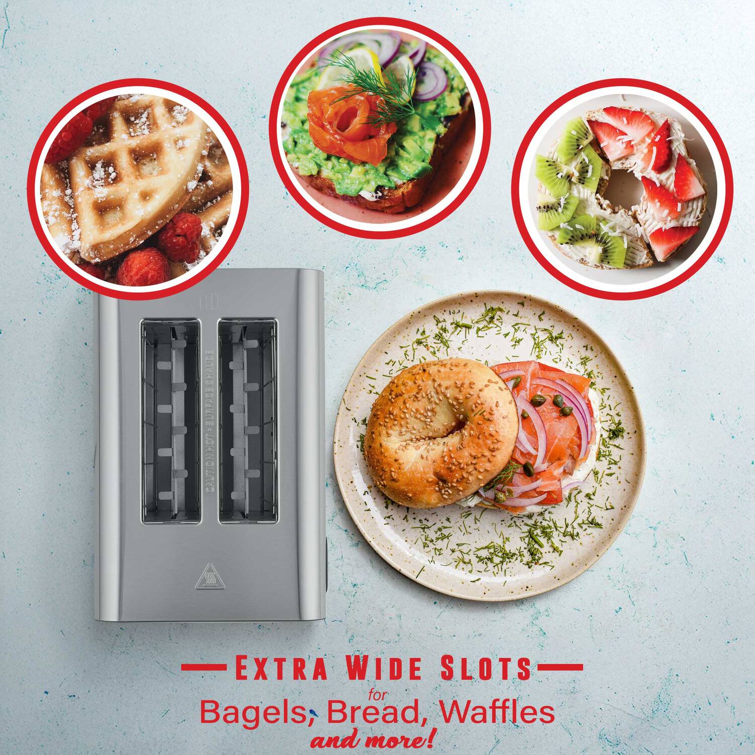 Brentwood 2-Slice Digital Toaster - Thumbnail 2