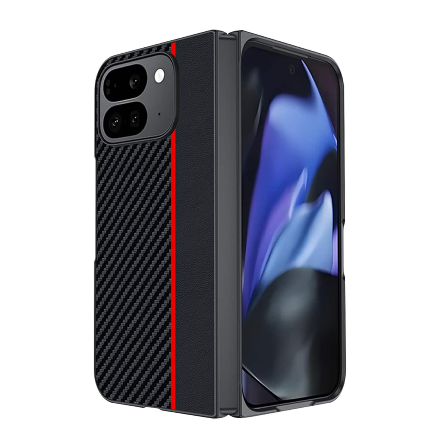 Front. SaharaCase - Google Pixel 10 Pro Fold Slim Case | Smooth Finnish | Precise Cutouts - Black.