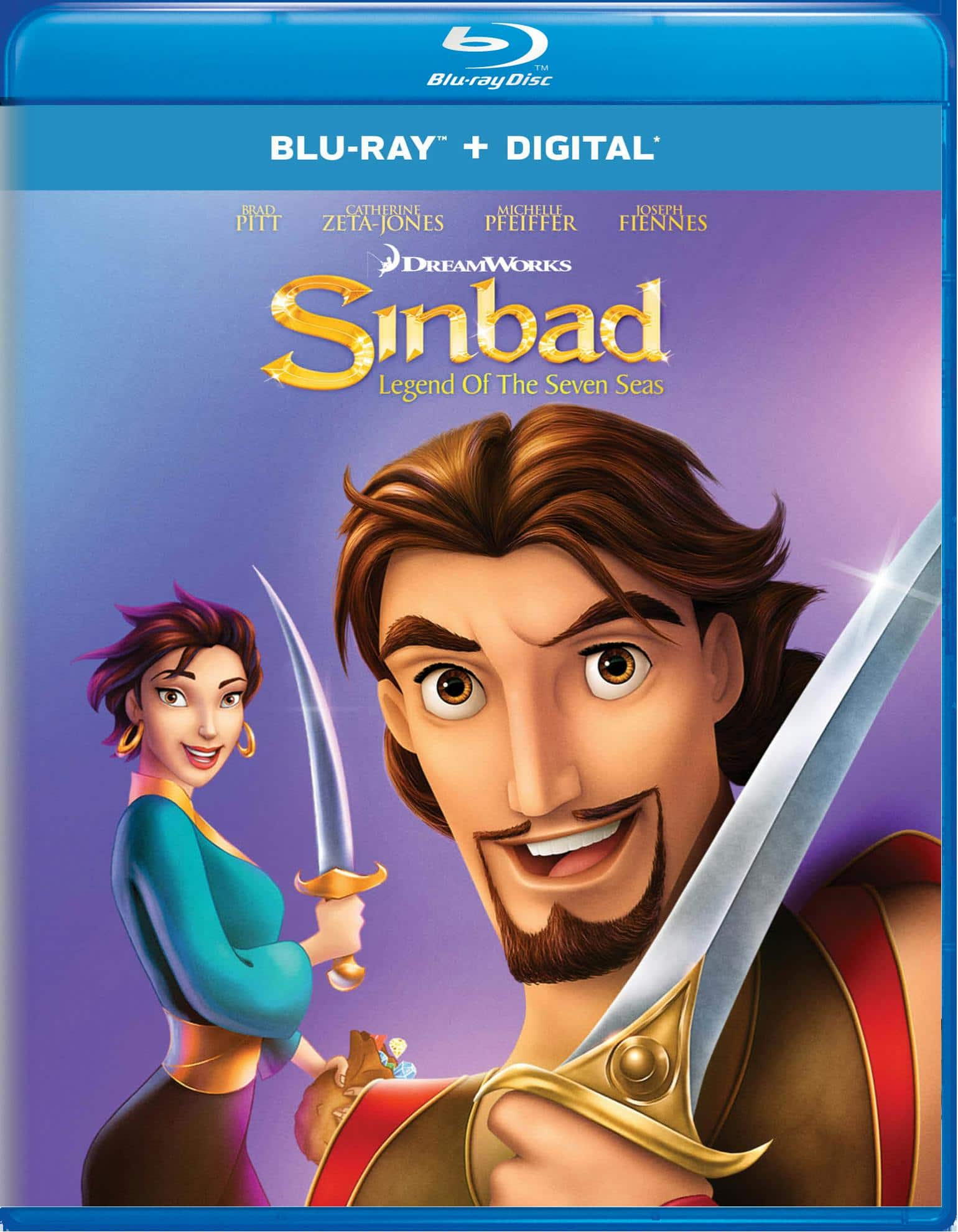 Front. Sinbad: Legend of the Seven Seas (Blu-ray + Digital Copy) [Blu-ray].