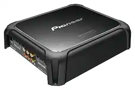 Pioneer - GM-DX874 - 4-Channel Class D Amplifier, 1200W Max, Hi-Res Certified, Bridgeable, Variable HPF/LPF, Wired Bass Remote - Black