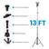1. 1/4-inch screw interface
2. Durable locking system
3. Secure connection joints
4. Reinforced support
5. Compression air cushion
