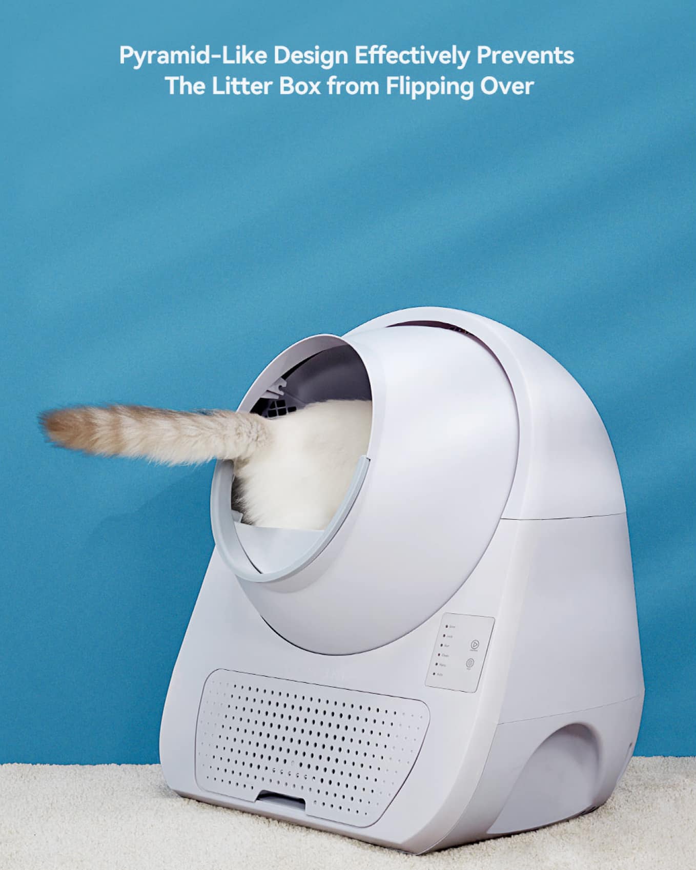 CatLink Litter Box for Multiple Cats, Self Cleaning, High Capacity