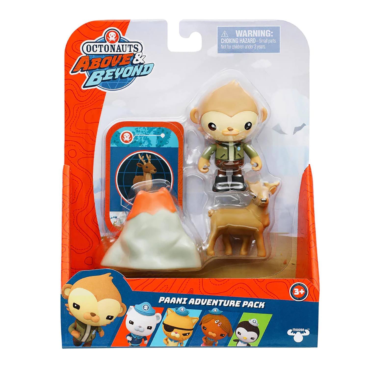 OCTONAUTS ABOVE & BEYOND  
WARNING: CHOKING HAZARD - Small parts. Not for children under 3 years.  
PAANZ ADVENTURE PACK  
3+