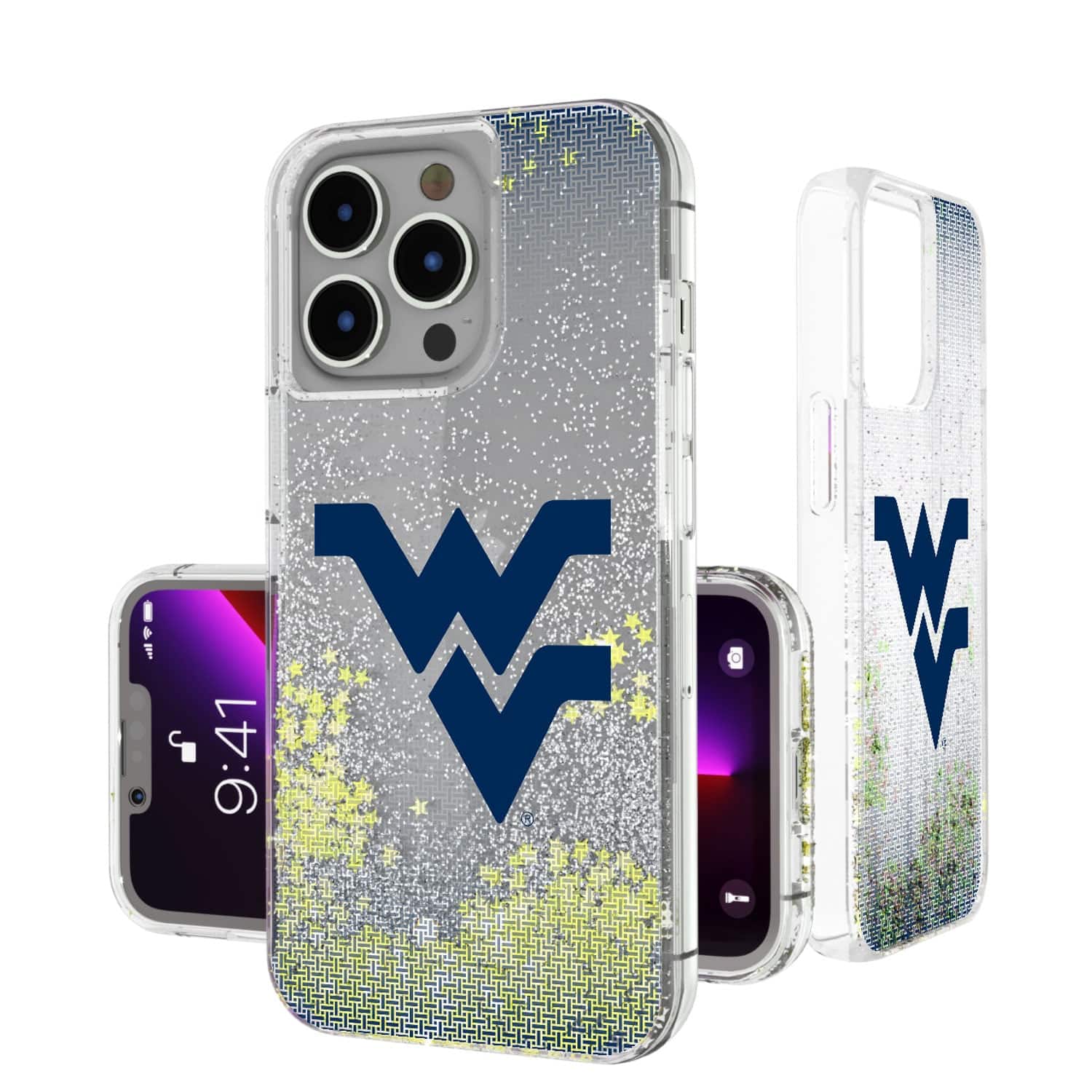 Keyscaper - NCAA - West Virginia Mountaineers Linen Logo iPhone Glitter Case - 15 Pro Max - Multicolor price history on PriceWatchPro