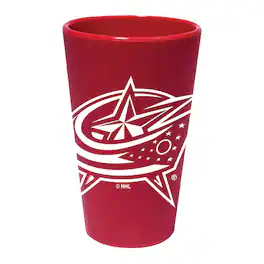 WinCraft - Columbus Blue Jackets 16oz. Team Color Silicone Pint Glass - Multicolor