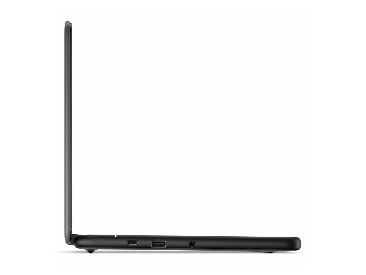 Alt View 3. Dell - Dell Chromebook 3120 11.6" - Intel N100 - 4 GB - 64 GB - Gray - ChromeOS - Intel UHD Graphics - Webcam - Wi-Fi 6 CC6PF - Gray.