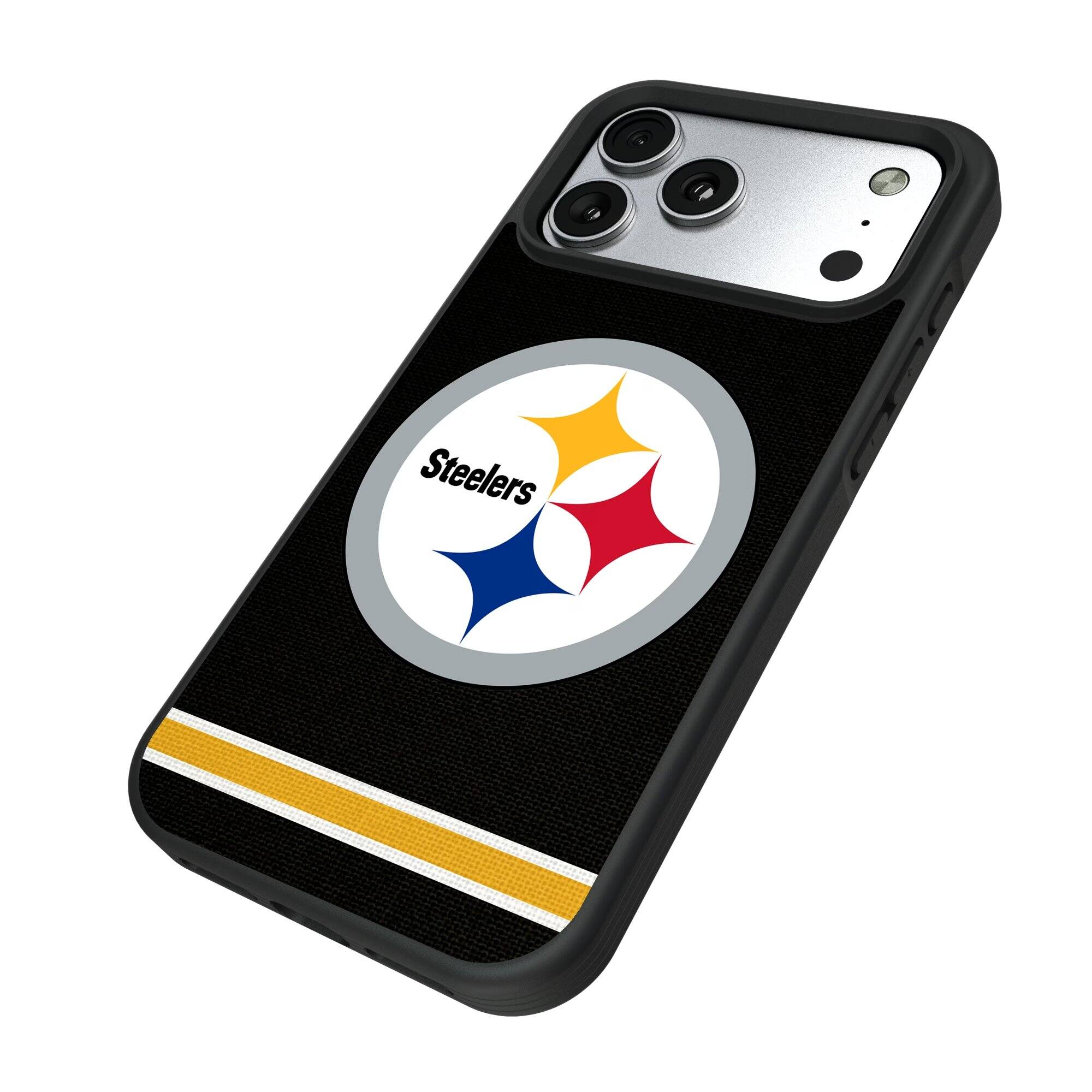 Alt View 1. Keyscaper - Pittsburgh Steelers Bump Case with 8.2ft Drop Protection - 15 - Multicolor.