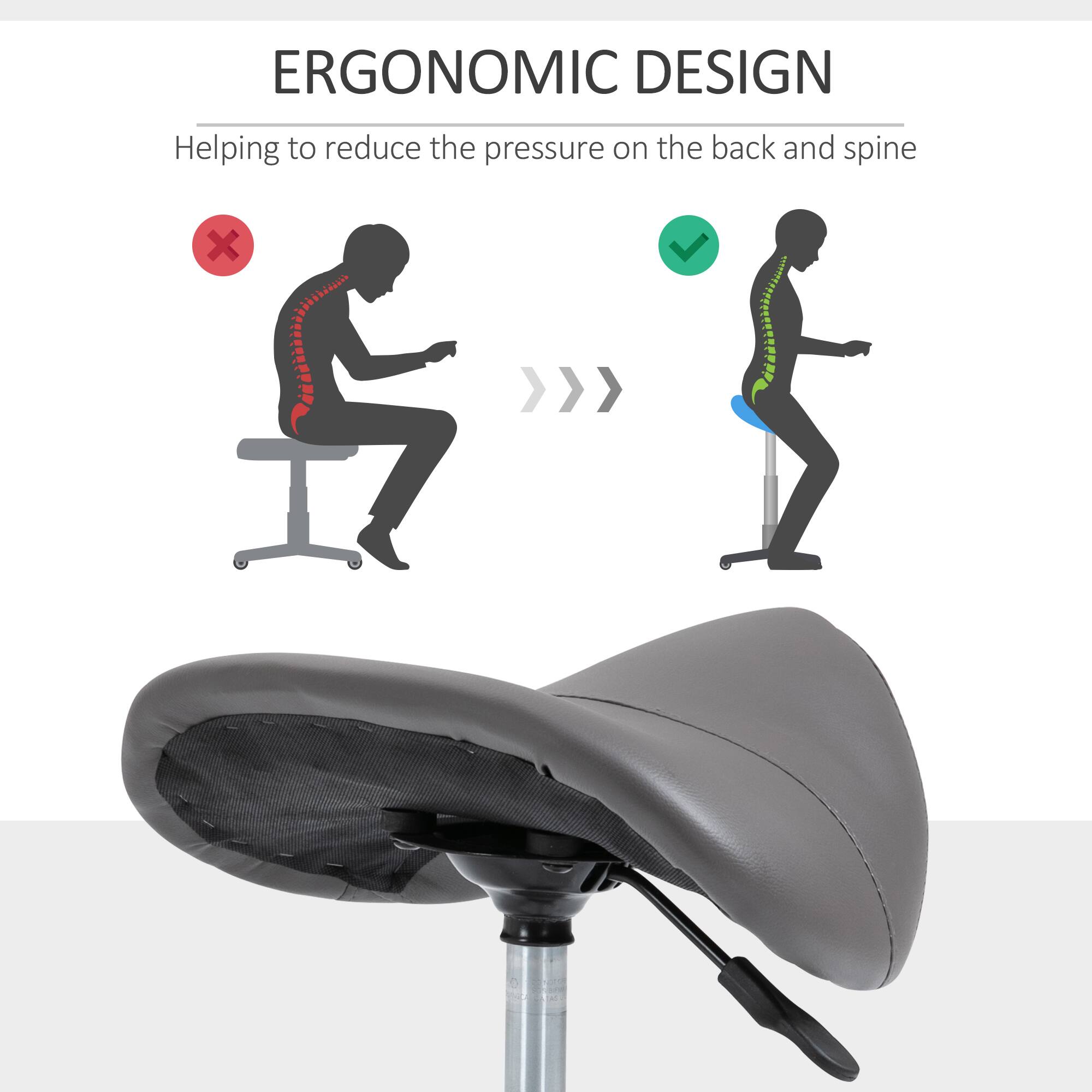 ERGONOMIC DESIGN  
Helping to reduce the pressure on the back and spine