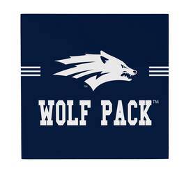 Evergreen Enterprises - Nevada Wolf Pack 12" x 12" Wood Wall Sign - Multicolor