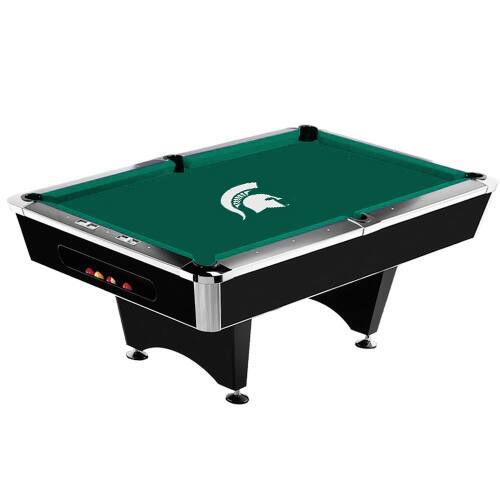 Front. Imperial - Michigan State Spartans 8' Billiard Cloth - Multicolor.