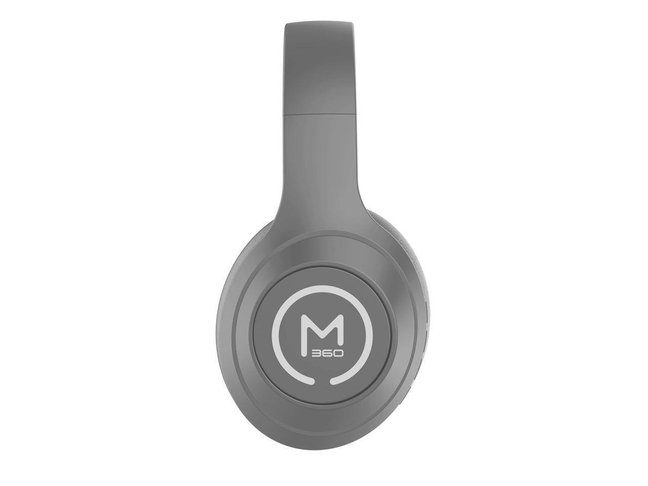 Alt View 7. Morpheus 360 - Morpheus 360 Comfort Plus Wireless Headphones - Bluetooth with Mic, 10H Playtime (Grey) - Blue.