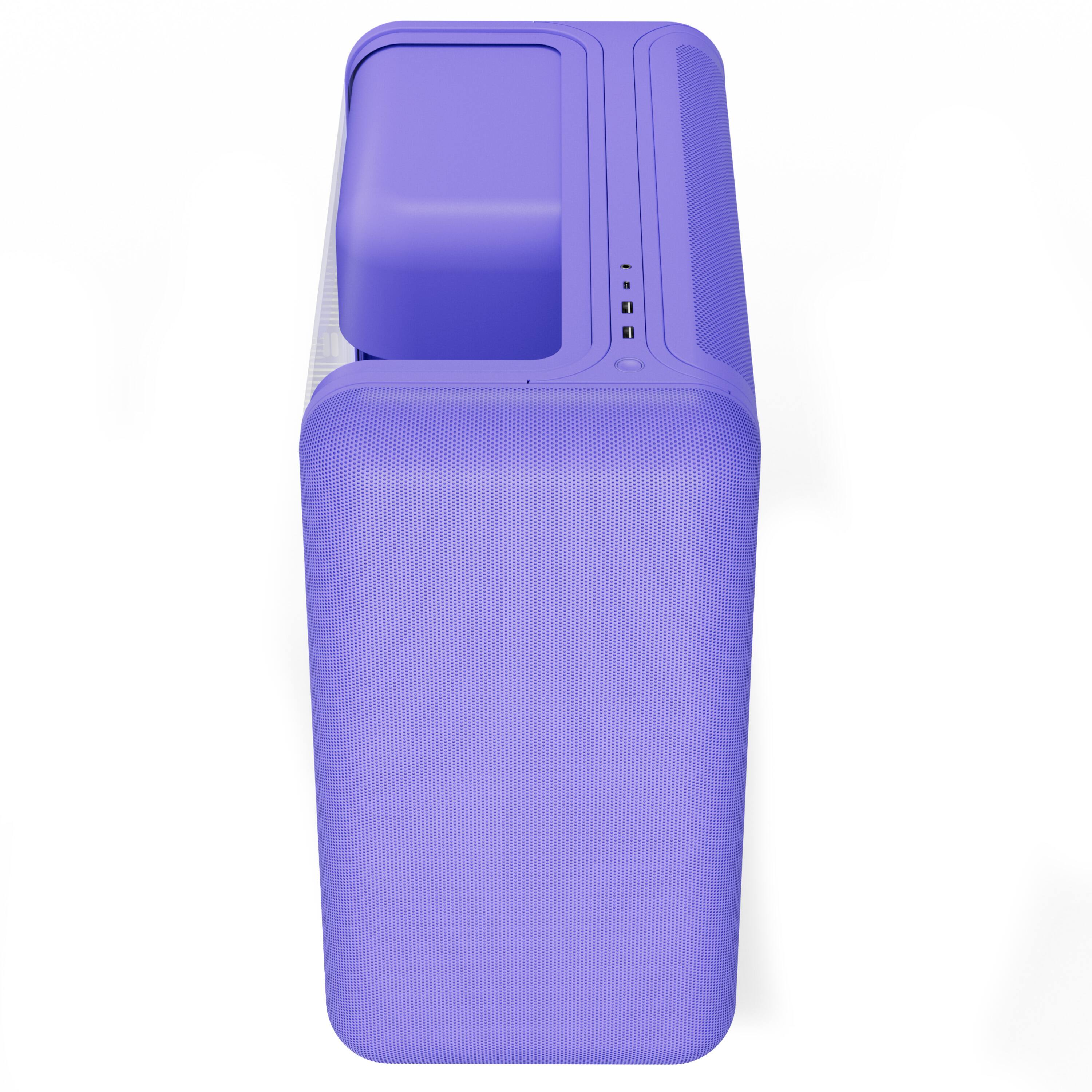 Alt View 2. HYTE - HYTE X50 Modern Performance ATX Mid-Tower PC Gaming Case - Taro Milk.