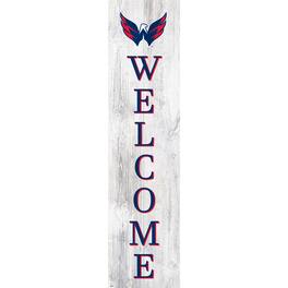 Fan Creations - Washington Capitals 48'' Welcome Leaner - Multicolor