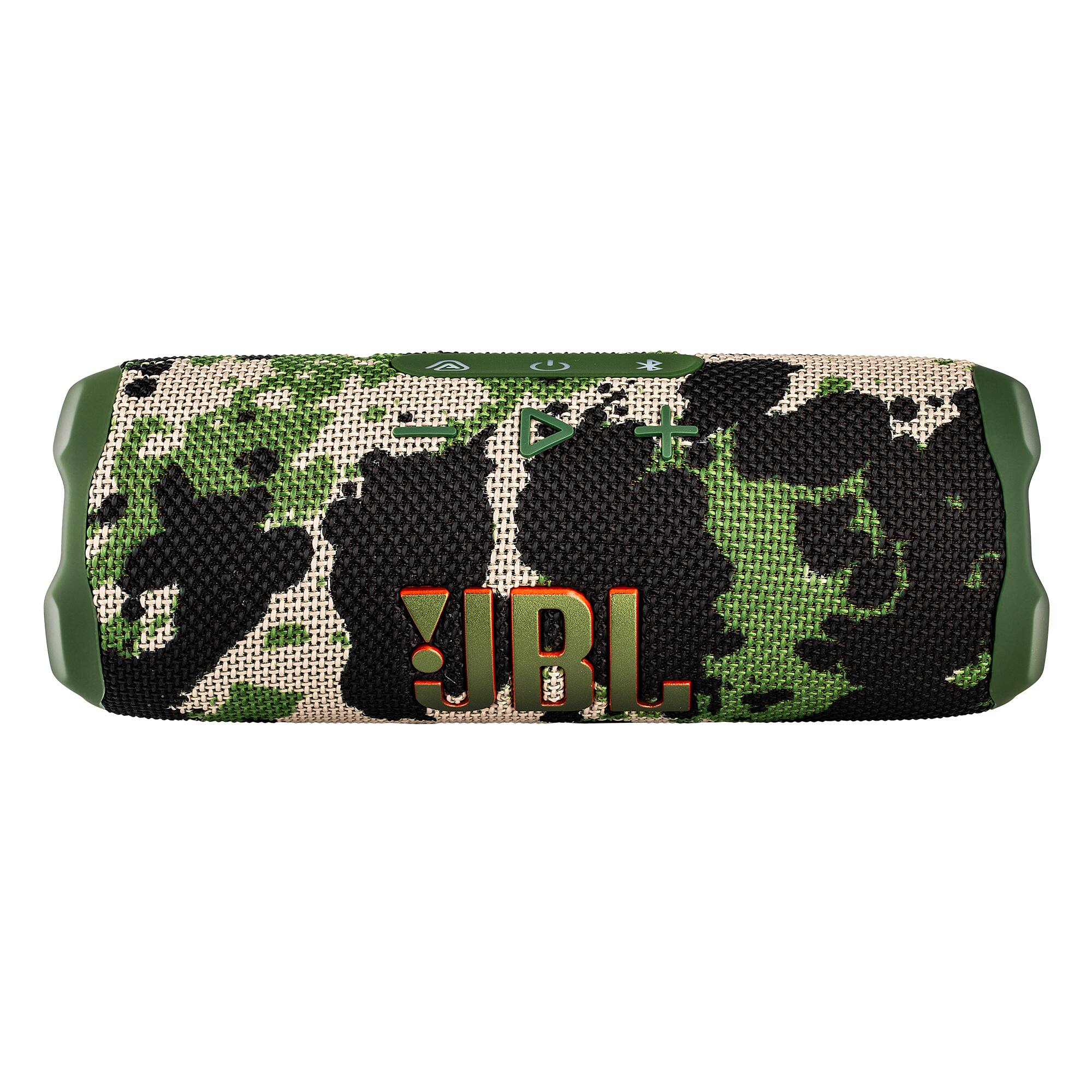 Alt View 1. JBL - JBL Flip 7 Portable Bluetooth Speaker (Squad), deep bass, IP68 waterproof, for home, Outdoors Bundle - Squad.