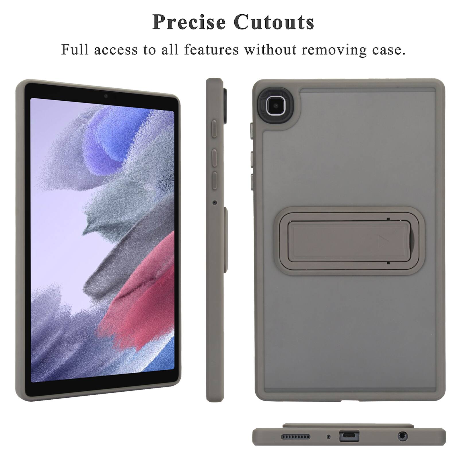 Precise Cutouts  
Full access to all features without removing case.