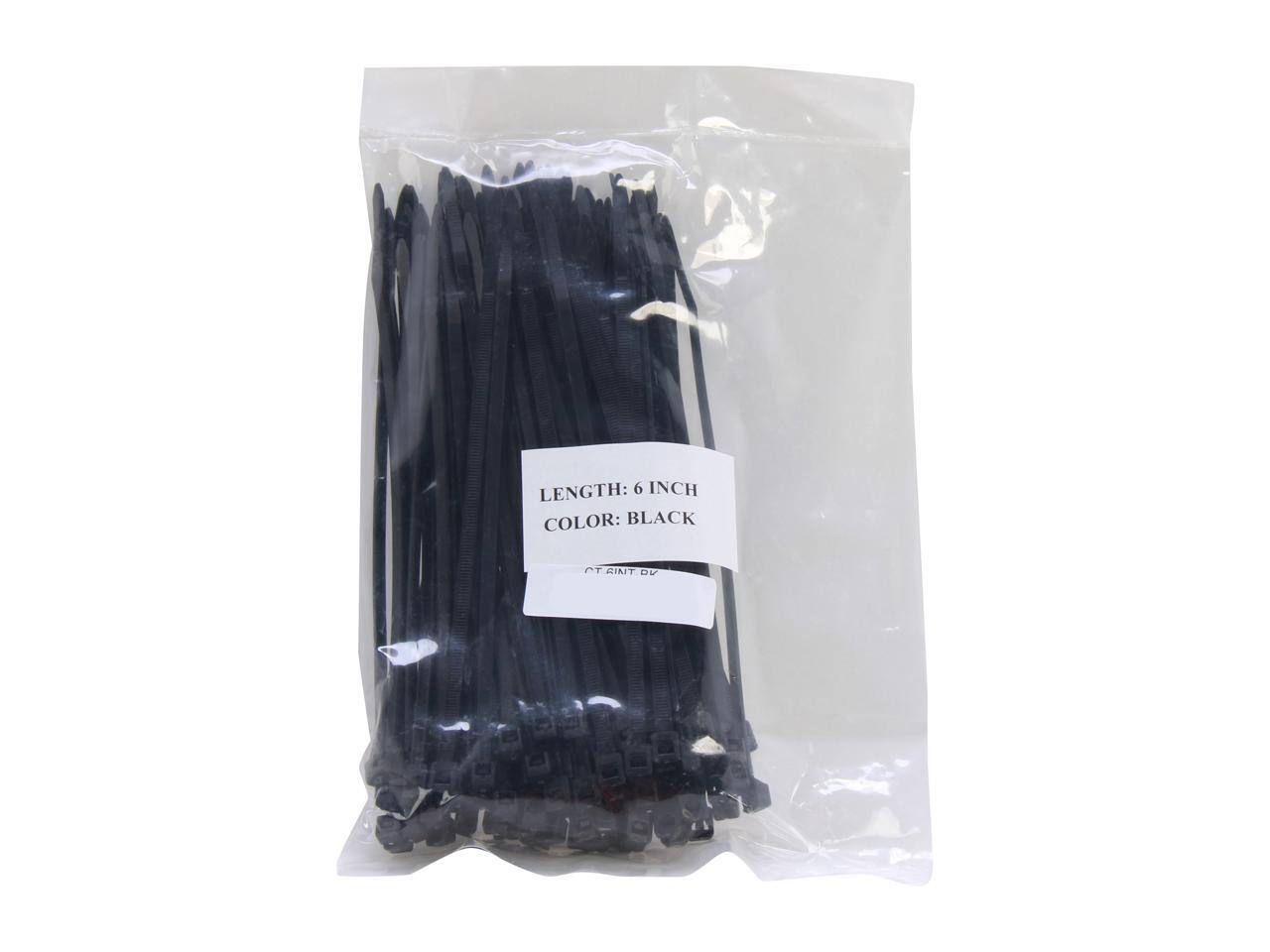 LENGTH: 6 INCH  
COLOR: BLACK  
CT SIZE: 100