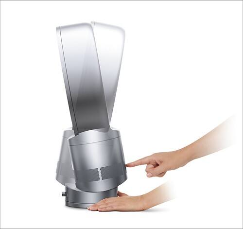 Alt View Standard 8. Dyson - Clearance Air Multiplier 12" Table Fan - Silver/Iron.