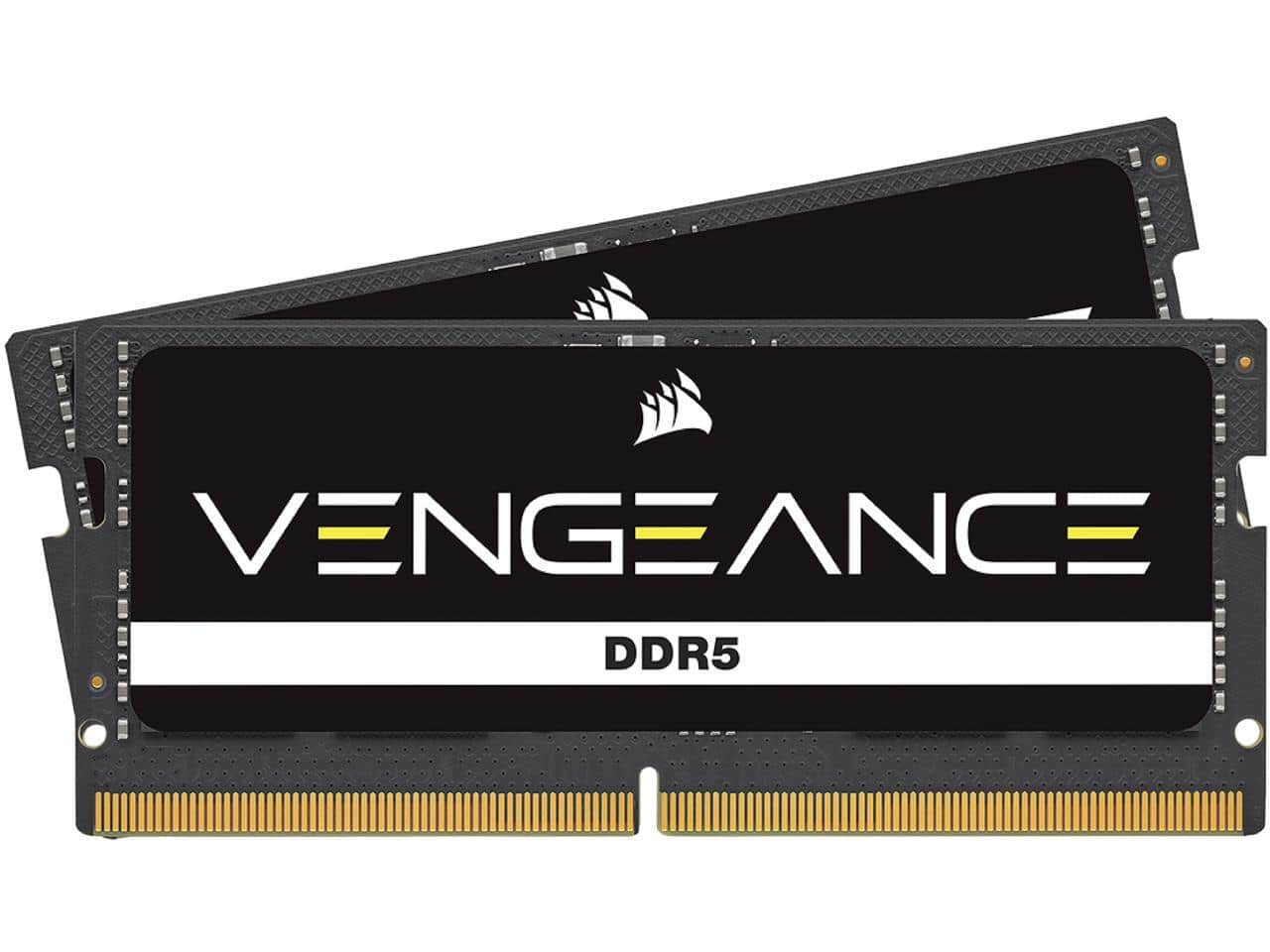 CORSAIR - Vengeance 32GB (2 x 16GB) 262-Pin DDR5 SO-DIMM DDR5 4800 (PC4 38400) Laptop Memory Model CMSX32GX5M2A4800C40