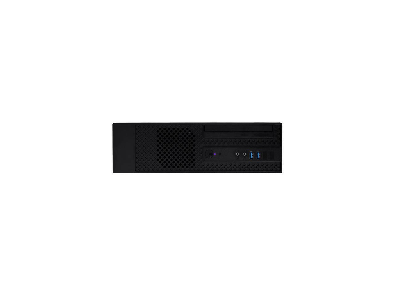 Alt View 5. In Win - In-Win CK709 Micro-ATX S.F.F. Slim Chassis Built-in Standard TFX 12V 300W Power Supply - Black.