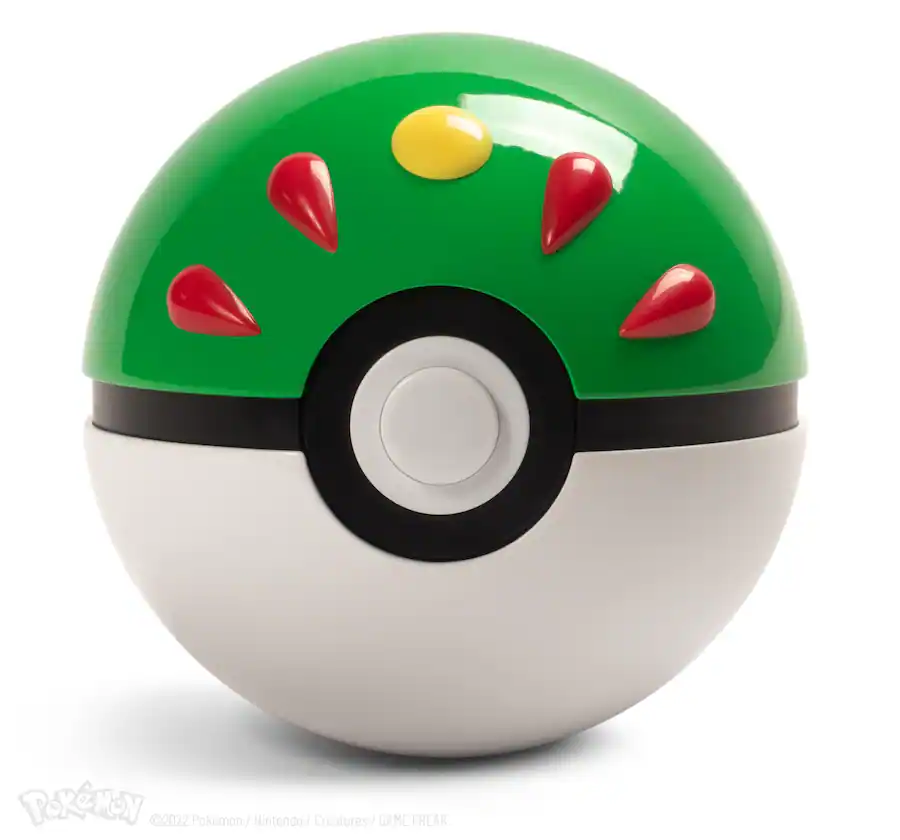 Pokémon Pokemon Light Up Die Cast Friend Ball Replica Green WRC15821 ...