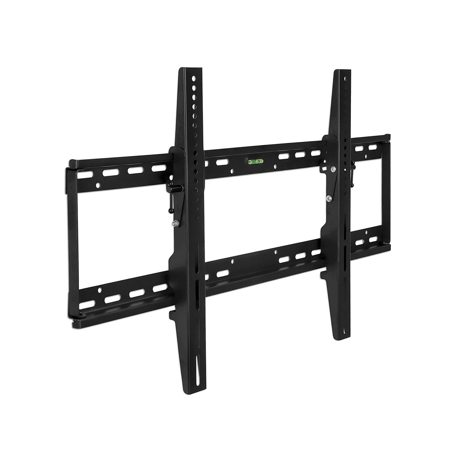 Front. Mount-It! - Tilting TV Wall Mount – Fits 37"-100" TVs, Up to 165 lb, Low-Profile Tilt Bracket - Black.