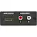 Back Standard. Startech - VGA to HDMI Video Converter with Audio - Black.