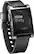 Angle. Pebble - Smartwatch 33mm Plastic - Black Silicone.