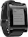 Front. Pebble - Smartwatch 33mm Plastic - Black Silicone.