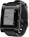 Alt View 6. Pebble - Smartwatch 33mm Plastic - Black Silicone.