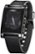 Left Zoom. Pebble - Smartwatch 33mm Plastic - Black Silicone.