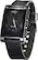Left. Pebble - Smartwatch 33mm Plastic - Black Silicone.