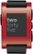 Front Zoom. Pebble - Smartwatch 33mm Plastic - Red Silicone.
