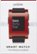 Alt View Zoom 1. Pebble - Smartwatch 33mm Plastic - Red Silicone.