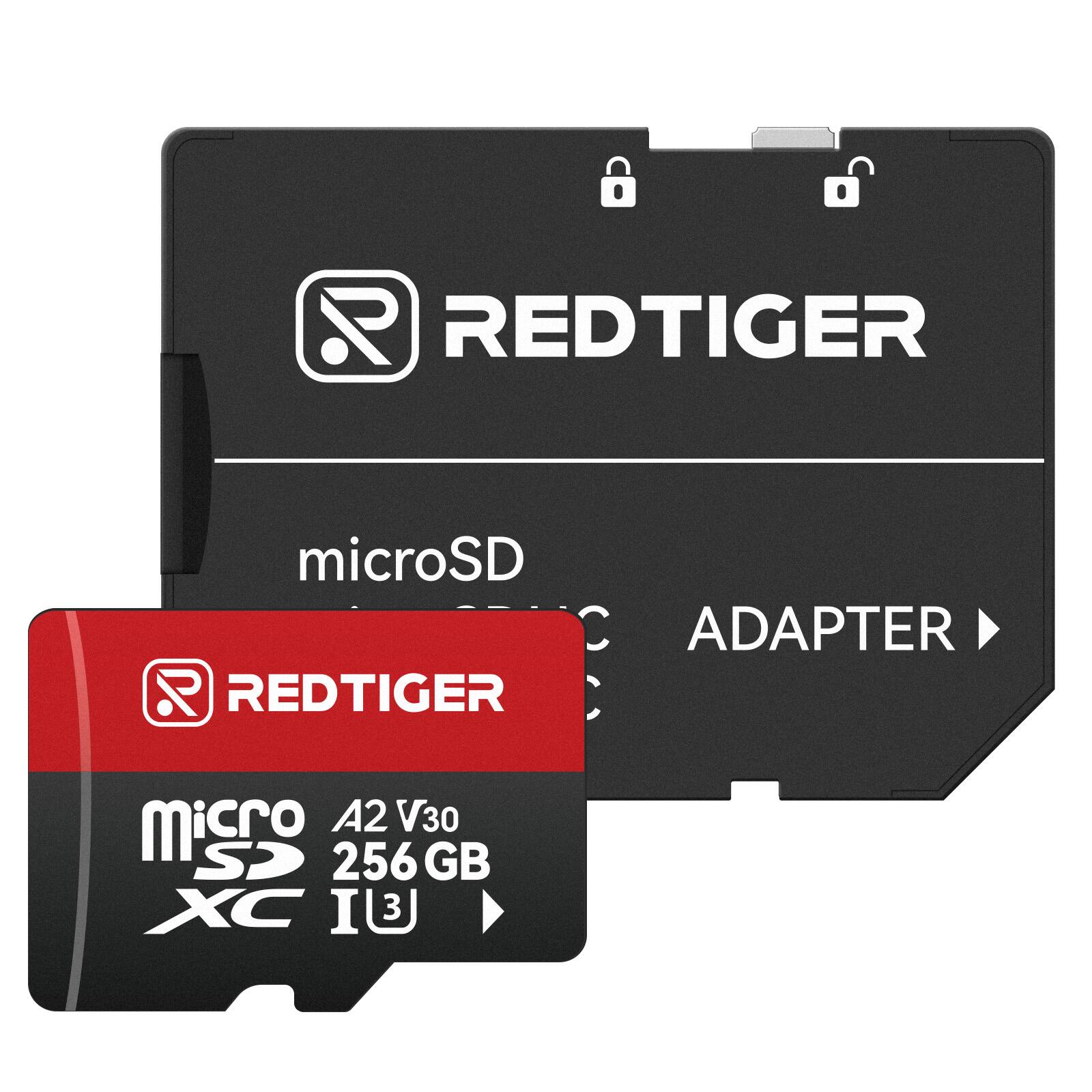 REDTIGER microSD  
REDTIGER ADAPTER  
Micro A2 V30  
256 GB XC I3
