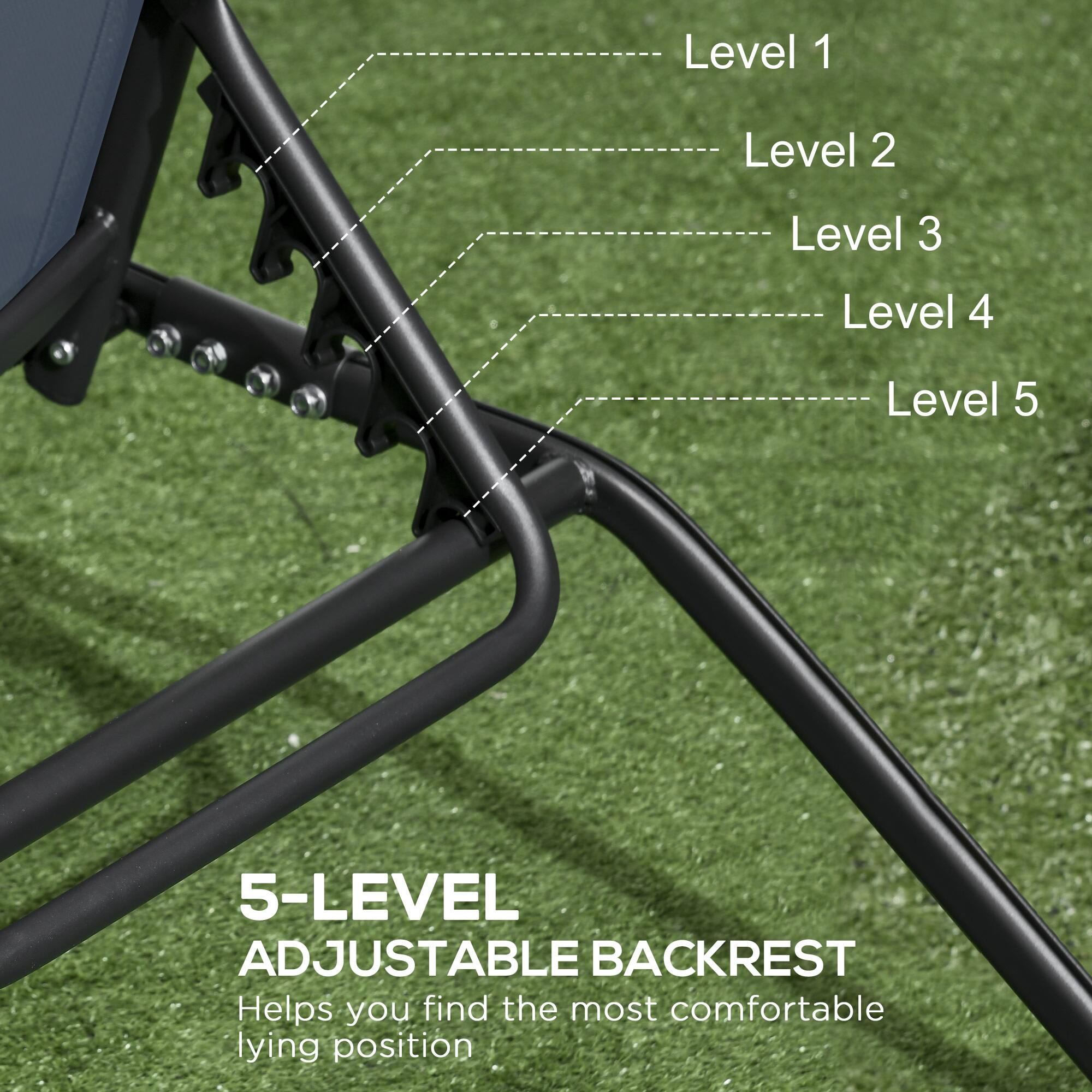5-LEVEL ADJUSTABLE BACKREST  
Helps you find the most comfortable lying position  

Level 1  
Level 2  
Level 3  
Level 4  
Level 5