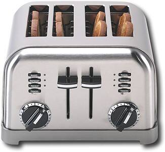 Cuisinart Classic Metal 4-Slice Toaster - appliances - by owner