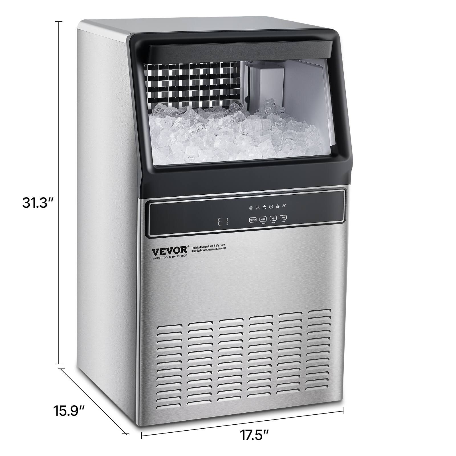 31.3"  - S - -  VEVOR - - - - TOUGH TOOLS - - - 15.9" 17.5"