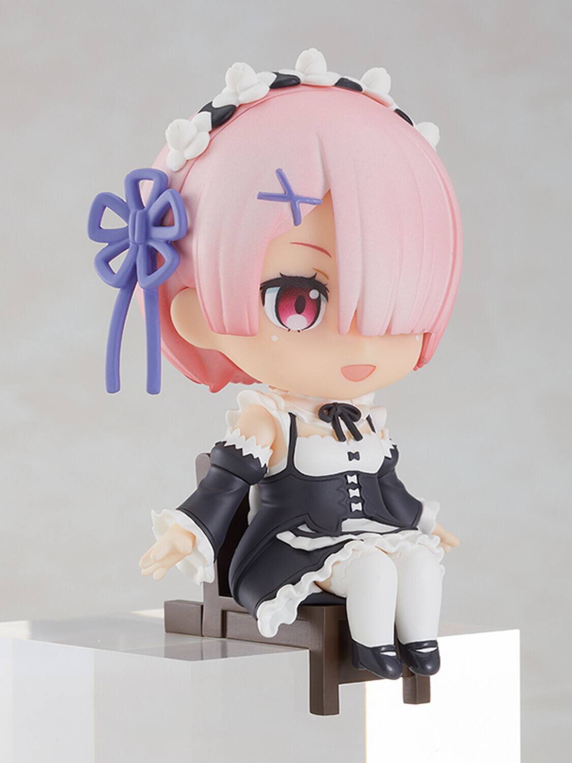 Alt View 3. Good Smile Company - Good Smile Company - Re: Zero - Ram Nendoroid Swacchao Action Figure   - Collectibles - Multicolor.