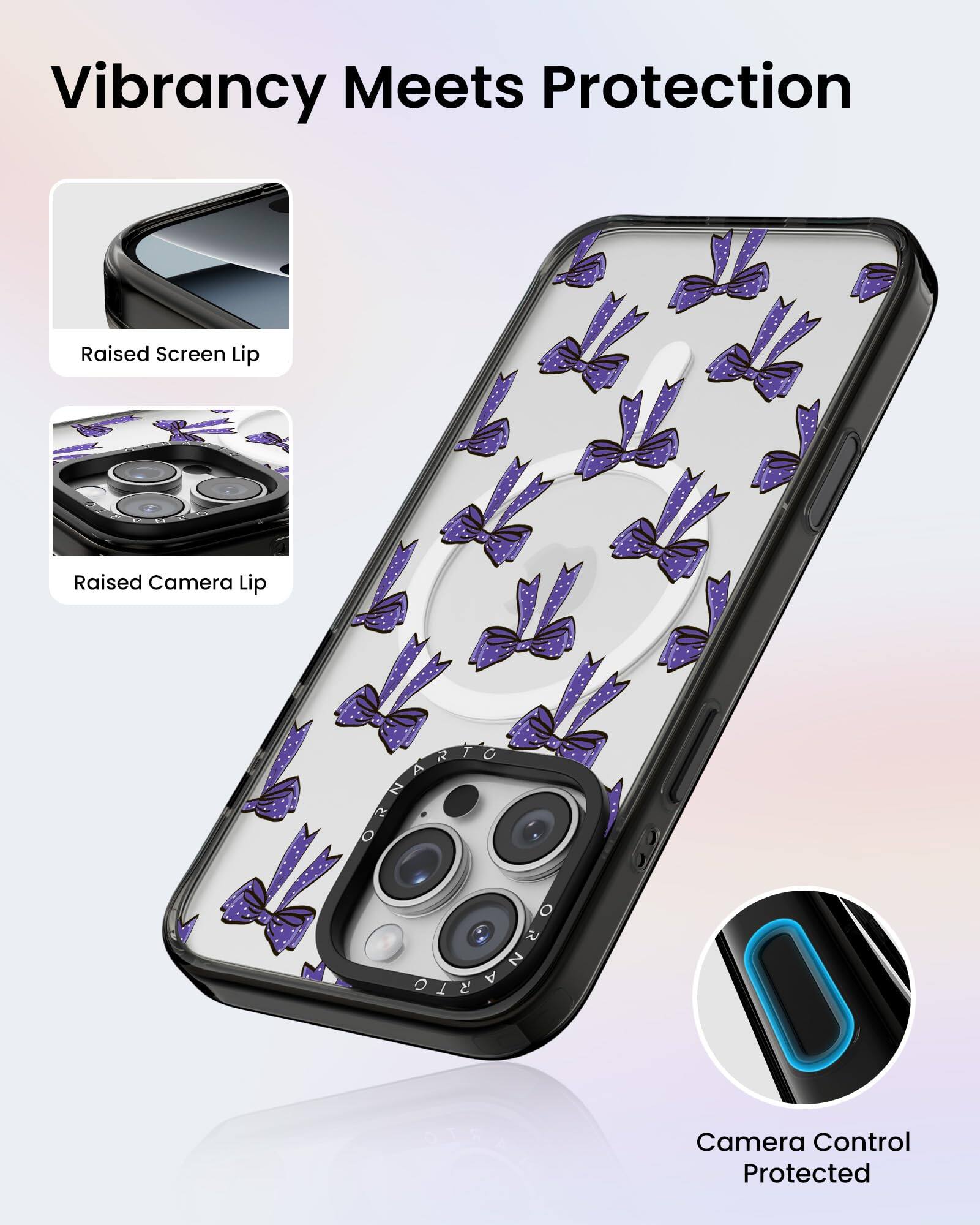 Vibrancy Meets Protection

Raised Screen Lip

Raised Camera Lip

Camera Control Protected