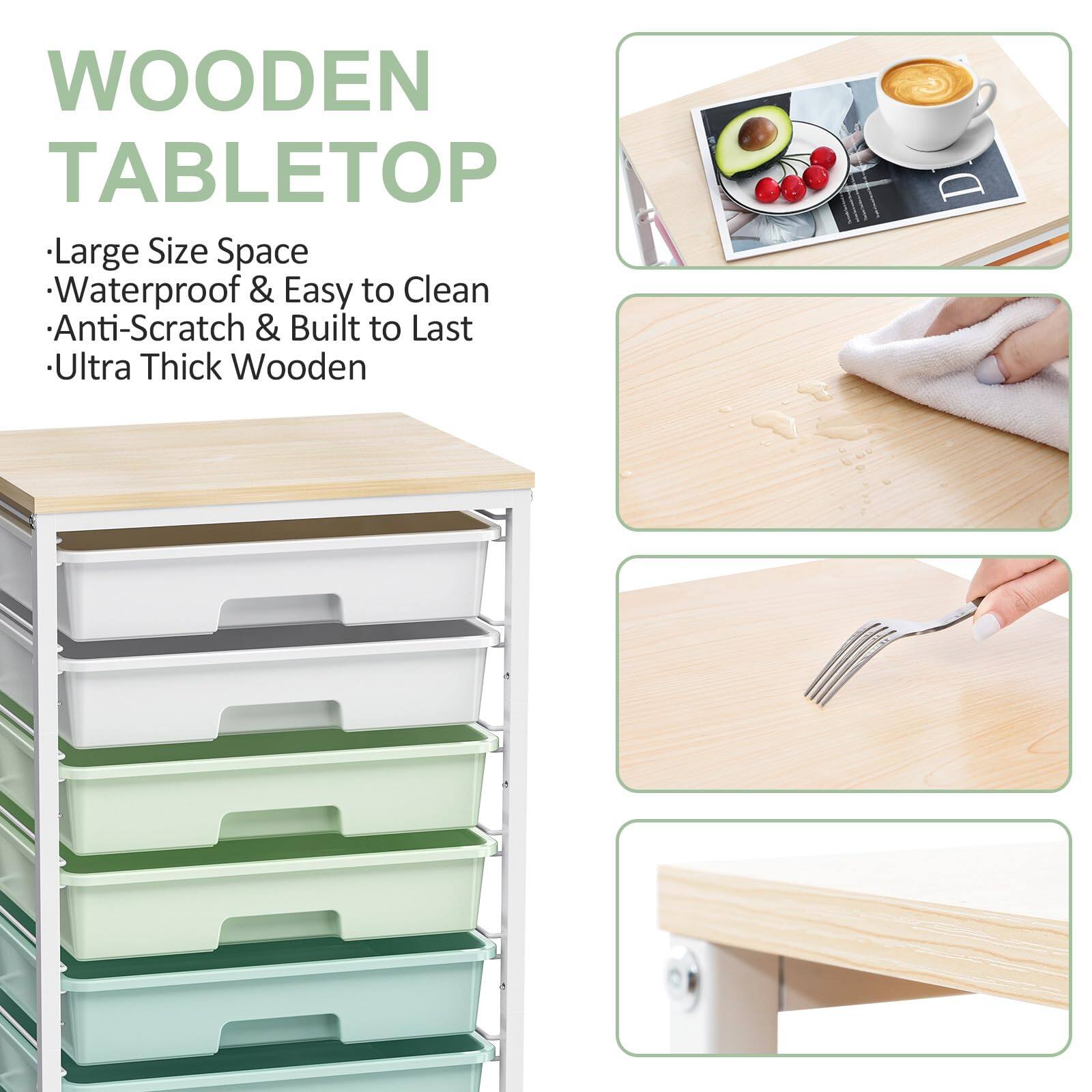 WOODEN TABLETOP

- Large Size Space
- Waterproof & Easy to Clean
- Anti-Scratch & Built to Last
- Ultra Thick Wooden