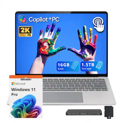 Copilot+ PC
2K QUAD HD
16GB RAM
1.5TB Storage
Microsoft Windows 11 Pro