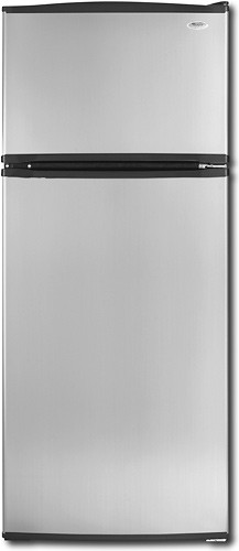  Whirlpool - 17.5 Cu. Ft. Frost-Free Top-Mount Refrigerator - Stainless-Steel