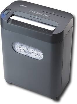 Royal - 12-Sheet Crosscut Paper Shredder - Black