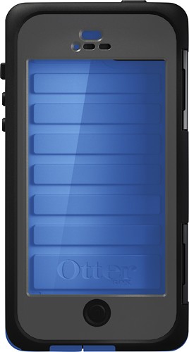  OtterBox - Armor Series Case for Apple® iPhone® 5 and 5s - Ocean Blue/Slate Gray