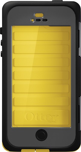  OtterBox - Armor Series Case for Apple® iPhone® 5 and 5s (AT&amp;T, Verizon Wireless, Sprint) - Black/Yellow