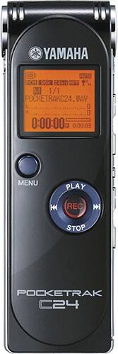 Front Standard. Yamaha - Pocketrak 2GB Digital Voice Recorder.