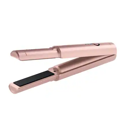 Front. Gamma+ - X-Hybrid Professional Cordless Touch Up Flat Iron - Rose Gold.