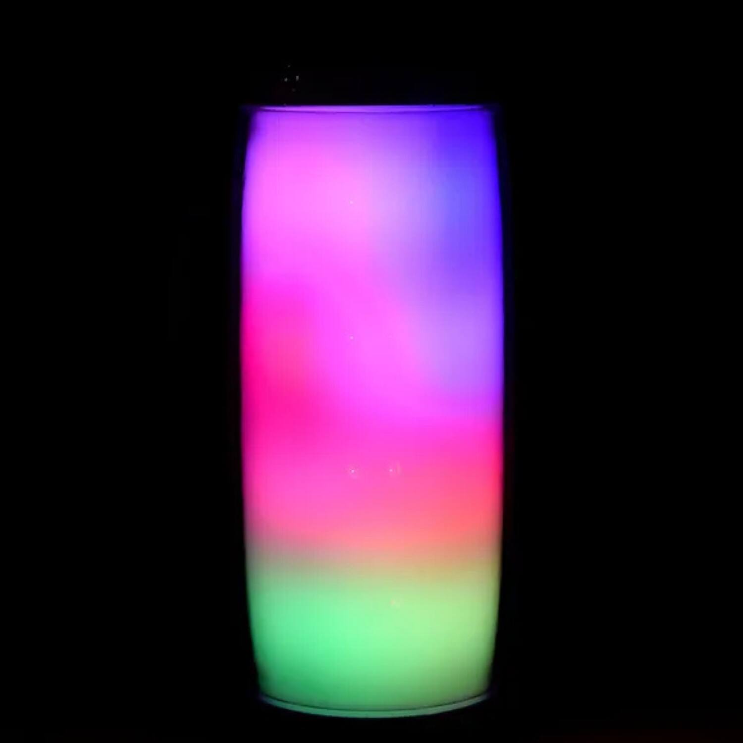 Angle. Stock Preferred - Portable Rainbow LED Bluetooth Speaker - Red.
