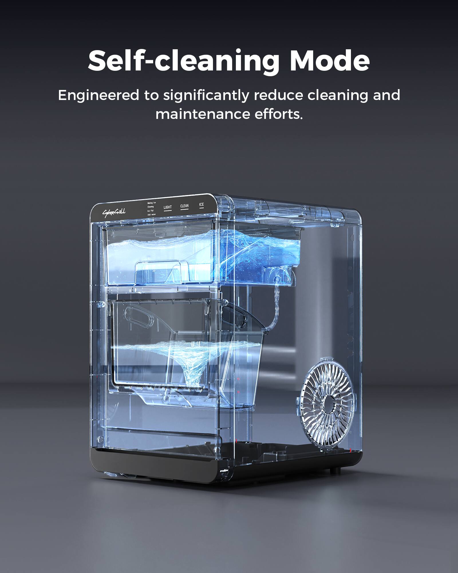 Self-cleaning Mode  
Engineered to significantly reduce cleaning and maintenance efforts.